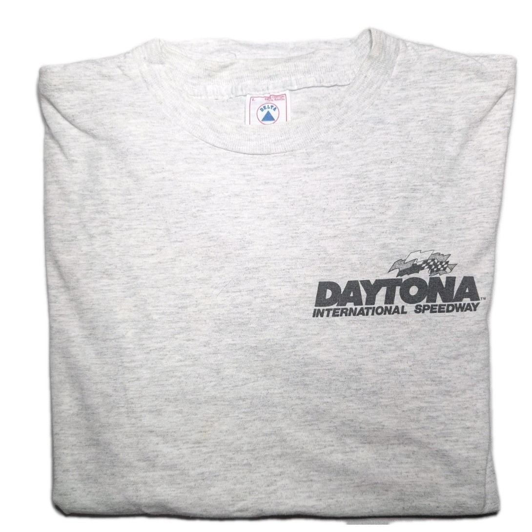 Vintage Single Stitch Daytona International Speedway TShirt Sz L Nascar